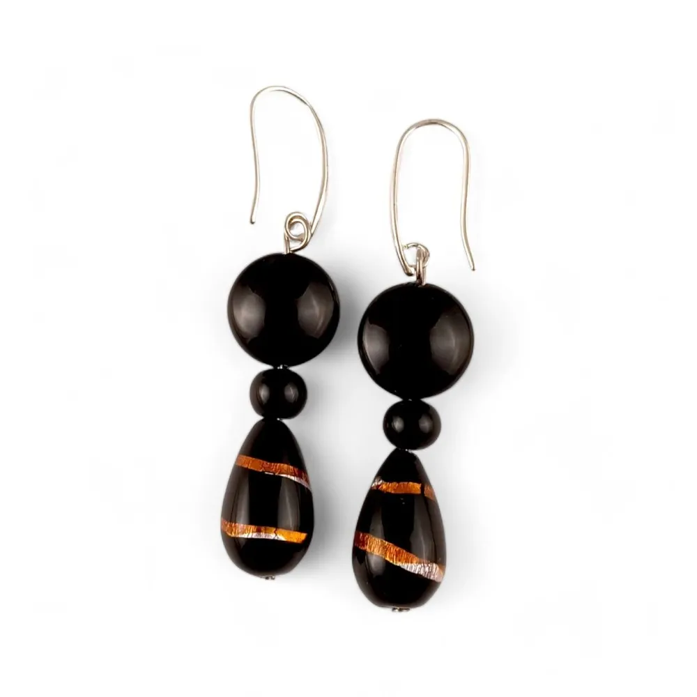 Brincos AFRICA | Acessórios em vidro Murano | Murano-Store