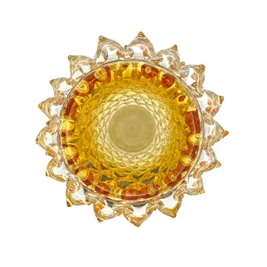 Jarrón Rostral Âmbar | Jarrones de Lujo Cristal de Murano | Murano Store