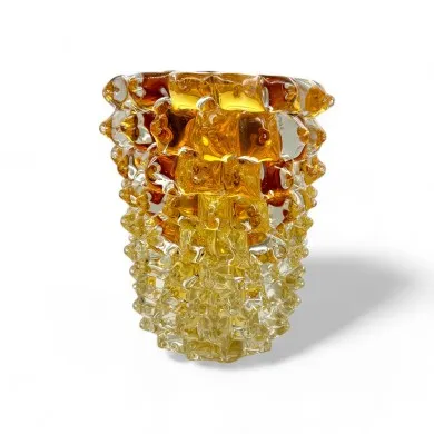 Jarrón Rostral Âmbar | Jarrones de Lujo Cristal de Murano | Murano Store