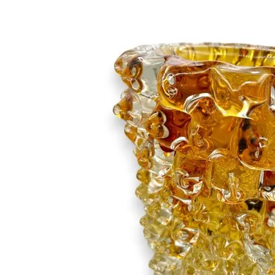 Jarrón Rostral Âmbar | Jarrones de Lujo Cristal de Murano | Murano Store