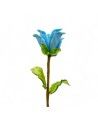 BOCCIOLO - Vase LONG CELESTE Blume aus Muranoglas