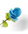 BOCCIOLO - Vase LONG CELESTE Blume aus Muranoglas