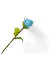 BOCCIOLO - Vase LONG CELESTE Blume aus Muranoglas