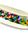 BOSCOLO | Ovales Tablett elfenbein | Anlässe | Murano-Store