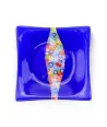 ONDA | Platillo azul con Murrine | Murano-Store