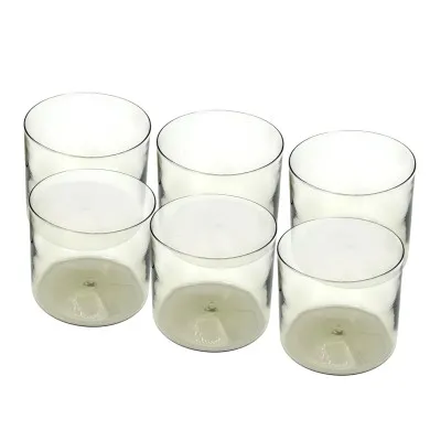 ELISEO | Wassergläser aus Muranoglas | Rauchgrau | Murano Store