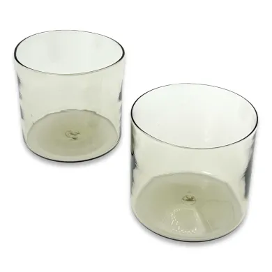 ELISEO | Wassergläser aus Muranoglas | Rauchgrau | Murano Store