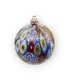ETEREA | Weihnachtskugeln aus Muranoglas | Gold und Murrine