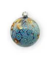 CELESTIA | Christmas Balls | Blue and Amber | Murano Glass