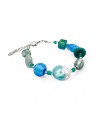 CAPRI | Jewelry | Bracelet with Aquamarine Beads | Murano-Store