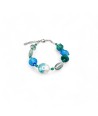 CAPRI | Jewelry | Bracelet with Aquamarine Beads | Murano-Store