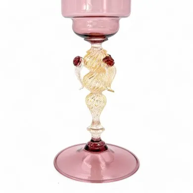 DUCALE | Amethyst Collectible Chalice | Venitian Tipetti | Murano Store