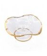 SUSY | Raised plate decorated in Gold | Blown Objects | Murano Store