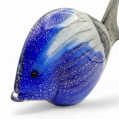 DORY | Schwarzer blauer Tropenfisch | Skulpturen | Murano Store