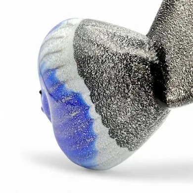 DORY | Schwarzer blauer Tropenfisch | Skulpturen | Murano Store