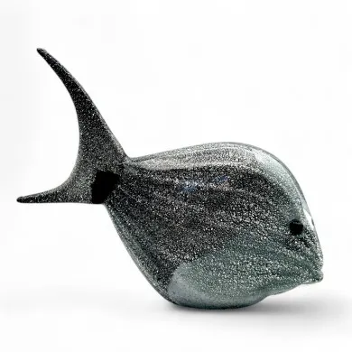 DORY | Pesce tropicale argento | Sculture | Murano Store