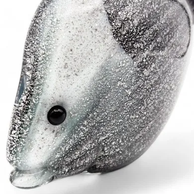 DORY | Pesce tropicale argento | Sculture | Murano Store