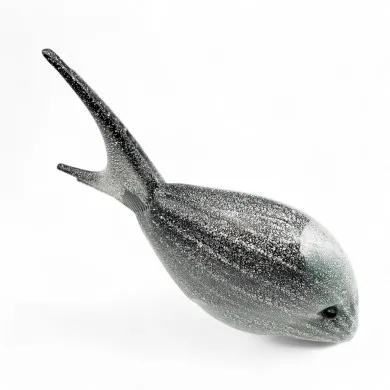 DORY | Pesce tropicale argento | Sculture | Murano Store