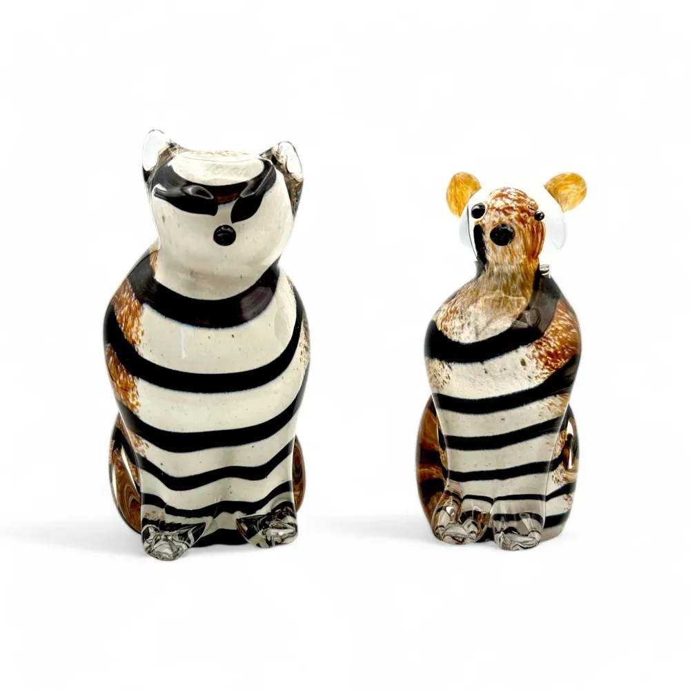 AMAYA | Pareja de osos estilizados | Esculturas | Murano Store