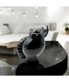 DAIKI – Tiere aus Muranoglas: SCHWARZ Katze mit modernem Design