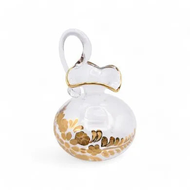 RAFFAELLO | Petite amphore en cristal et or | Murano Store