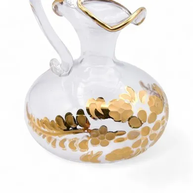 RAFFAELLO | Ânfora pequena em cristal e ouro | Murano Store