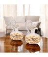 RAFFAELLO | Petite amphore en cristal et or | Murano Store