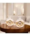 RAFFAELLA | Kleine Flasche aus Kristall und Gold | Murano Store