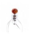 SFERA | Rolha de garrafa redonda com aventurina | Murano-Store