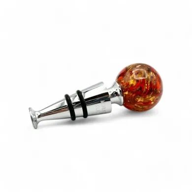 SFERA | Bouchon de bouteille rond avec Adventurine | Murano-Store