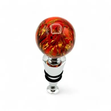 SFERA | Bouchon de bouteille rond avec Adventurine | Murano-Store