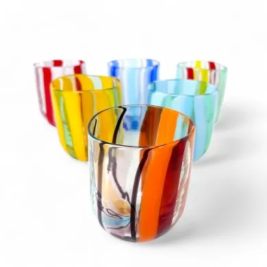 CANNE | Serviço de mesa em vidro em Canne | Murano-Store