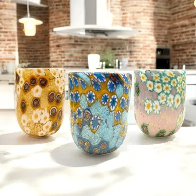 ALTINO | "Goti de Fornasa" with Murrine and gold| Murano-Store