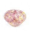 MARGHERITA | Schale mit rosa Murrine und Blattgold | Murano-Store