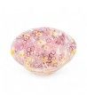 MARGHERITA | Schale mit rosa Murrine und Blattgold | Murano-Store