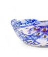 TULIPANO | Taça de lenço com Murrina Azul | Murano-Store