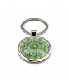 SOLE | Porte-clés en murrine verte | IDEE CADEAU | Murano Store