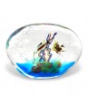 MEDITERRANEE | Aquarium avec poissons colorés | Verre Murano | Murano-Store