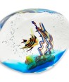 MEDITERRANEE | Aquarium avec poissons colorés | Verre Murano | Murano-Store