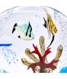 IONIO | Aquário redondo com peixes tropicais | Vidro Murano submerso | Murano-Store