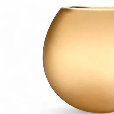 IVONNE | Vase ambre satiné | Verre de Murano | Murano-Store