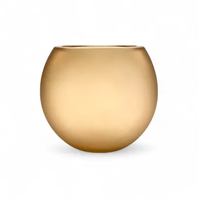 IVONNE | Jarrón Ámbar Satinado | Murano Glass | Murano-Store