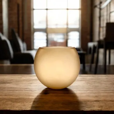 IVONNE | Vase ambre satiné | Verre de Murano | Murano-Store