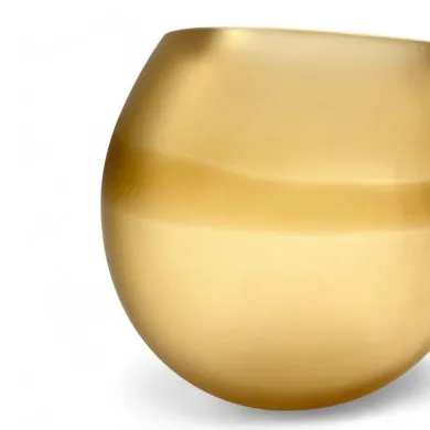 DAKOTA | Vaso Satinato Ambra | Murano Store