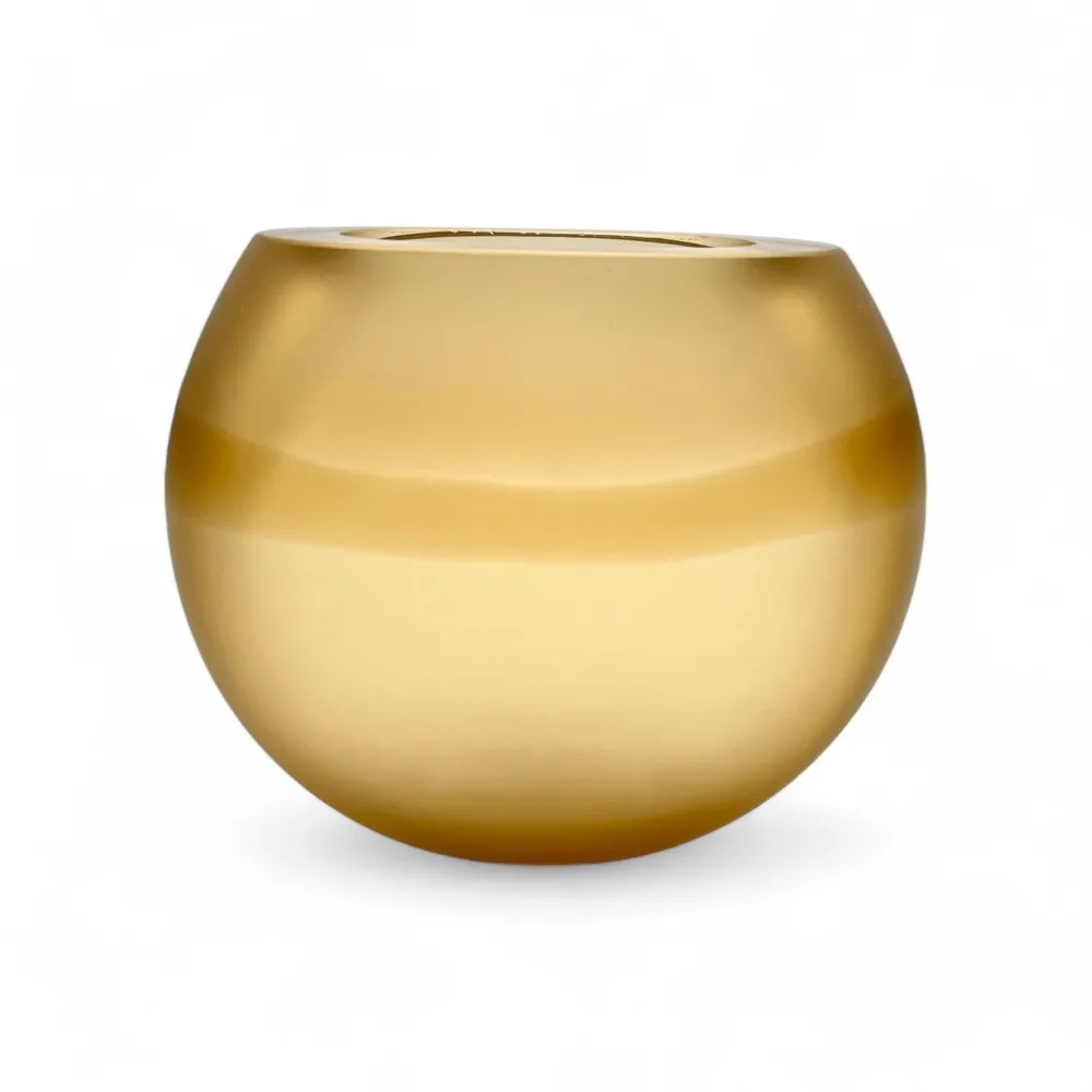 DAKOTA | Vaso Satinato Ambra | Murano Store