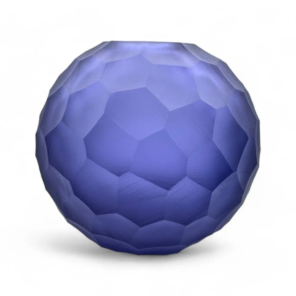 SIVIGLIA | BATTUTO Vase | gefrostete INDACO Farbe | Murano Store