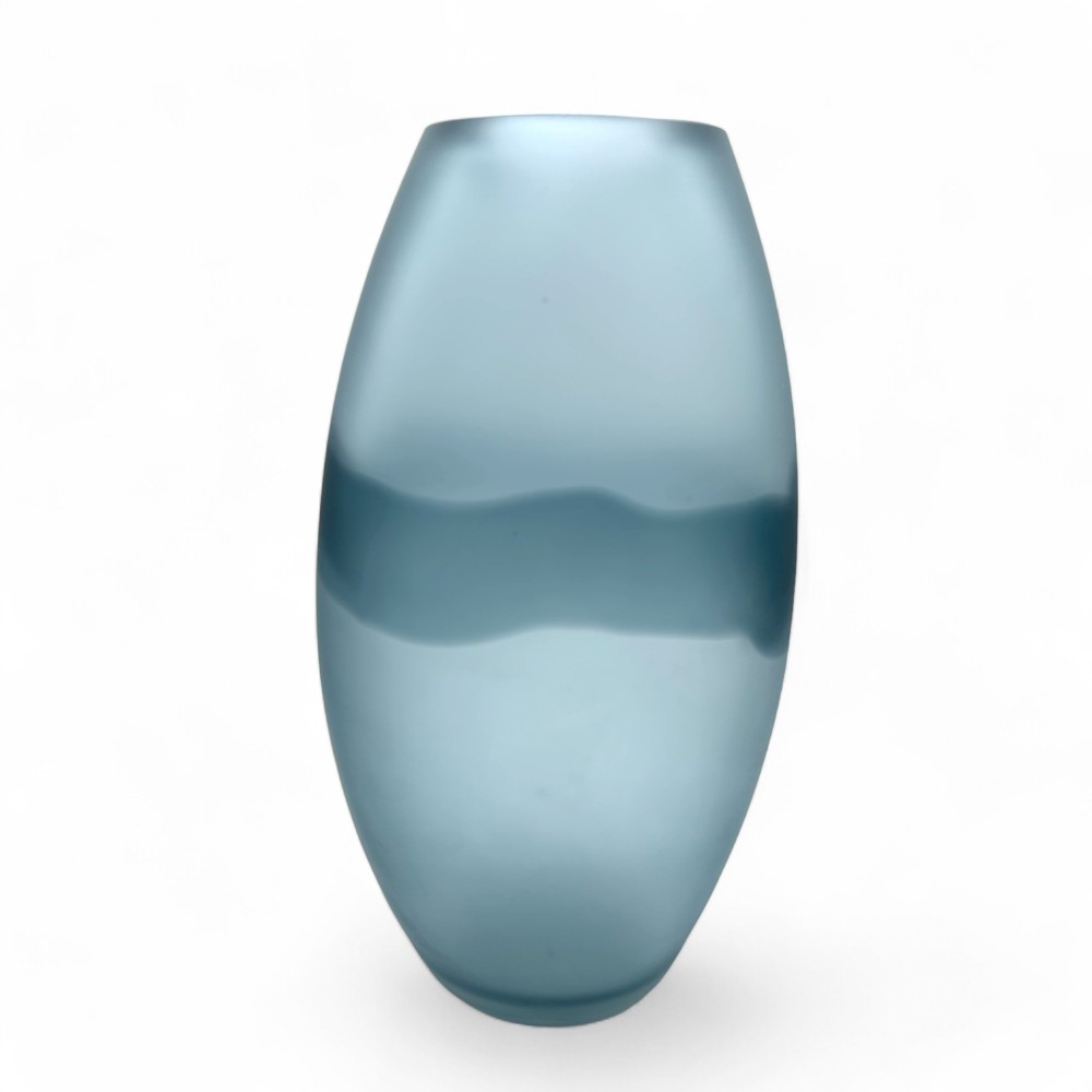 DAKOTA - Gray modern glass vase "Segreti" by Formia