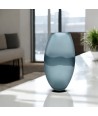 DAKOTA - Gray modern glass vase "Segreti" by Formia