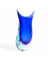 ALBA - Blaue und AMETHYST-Unterwasservase aus Muranoglas