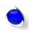 ALBA - Jarrón sumergido AZUL y AMATISTA en cristal de Murano